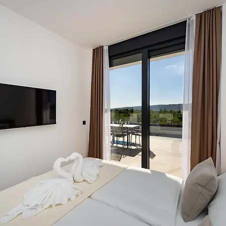 別荘 My Dalmatia - Sea View Senti With Private Pool