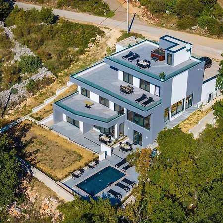 My Dalmatia - Sea View Senti With Private Pool 度假居 斯塔利格拉德-帕克利尼卡