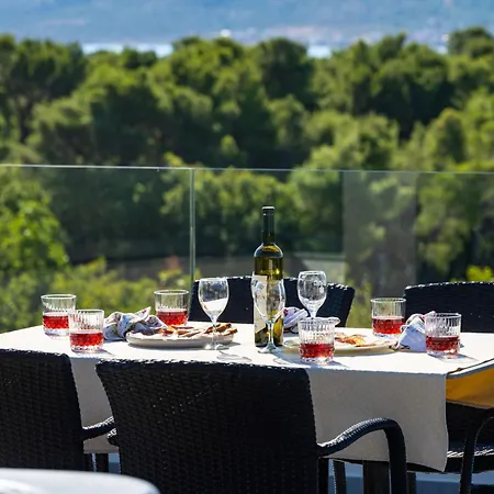 別荘 My Dalmatia - Sea View Senti With Private Pool