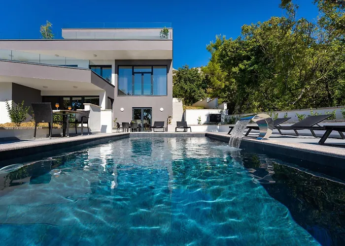 בית נופש My Dalmatia - Sea View Senti With Private Pool