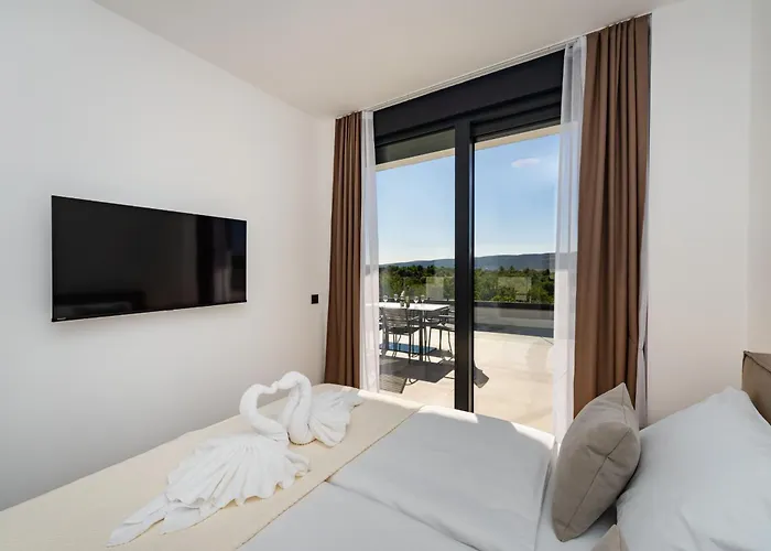 בית נופש My Dalmatia - Sea View Senti With Private Pool