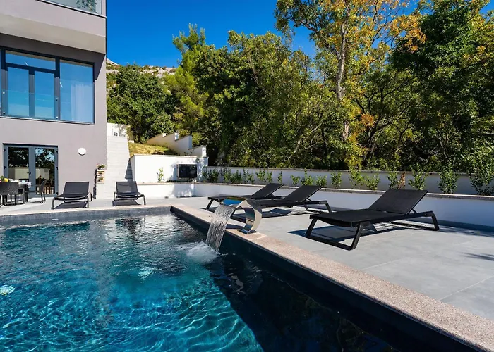 בית נופש My Dalmatia - Sea View Senti With Private Pool *